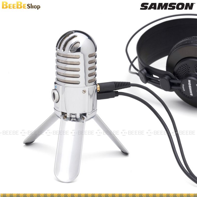 Samson Meteor Mic USB Studio Microphone (Cardioid), Chrome