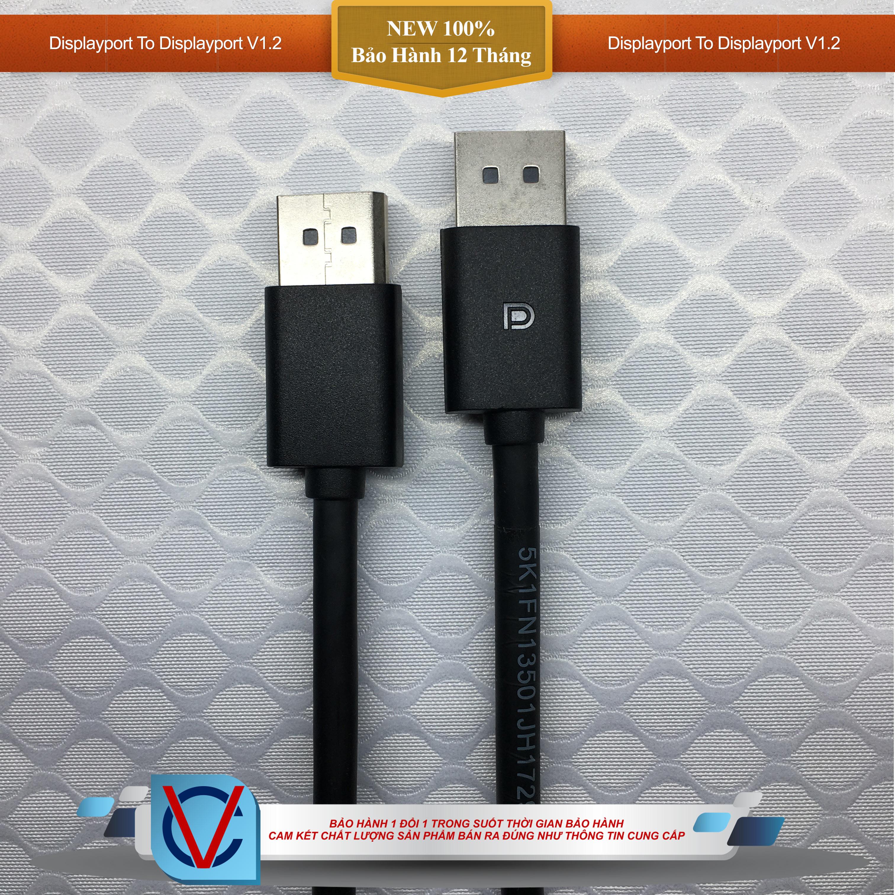 Cáp Displayport Rev: 1.2 Bóc Màn Hình Dell Cao Cấp