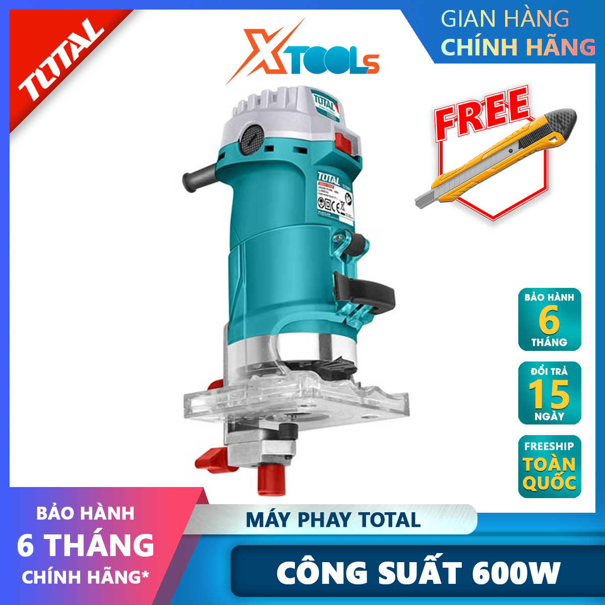 Total tlt6001 edge milling machine | 600w idle speed 34500 rpm wood milling machine 6.0mm and 1/4 ''xtools