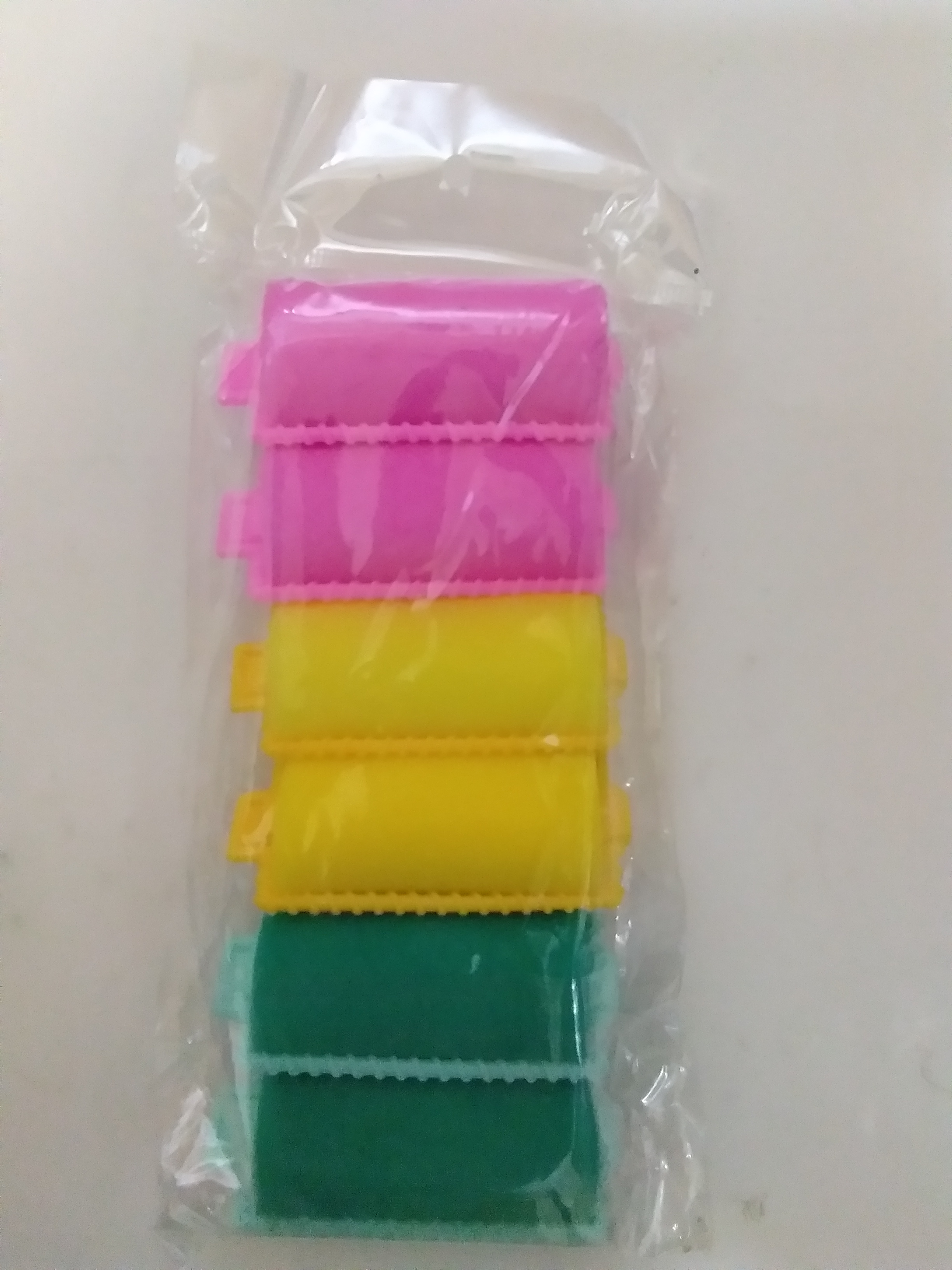 [Available Products] Combo of 6 Hair Curlers in Various Colors - Curly Hair Rollers