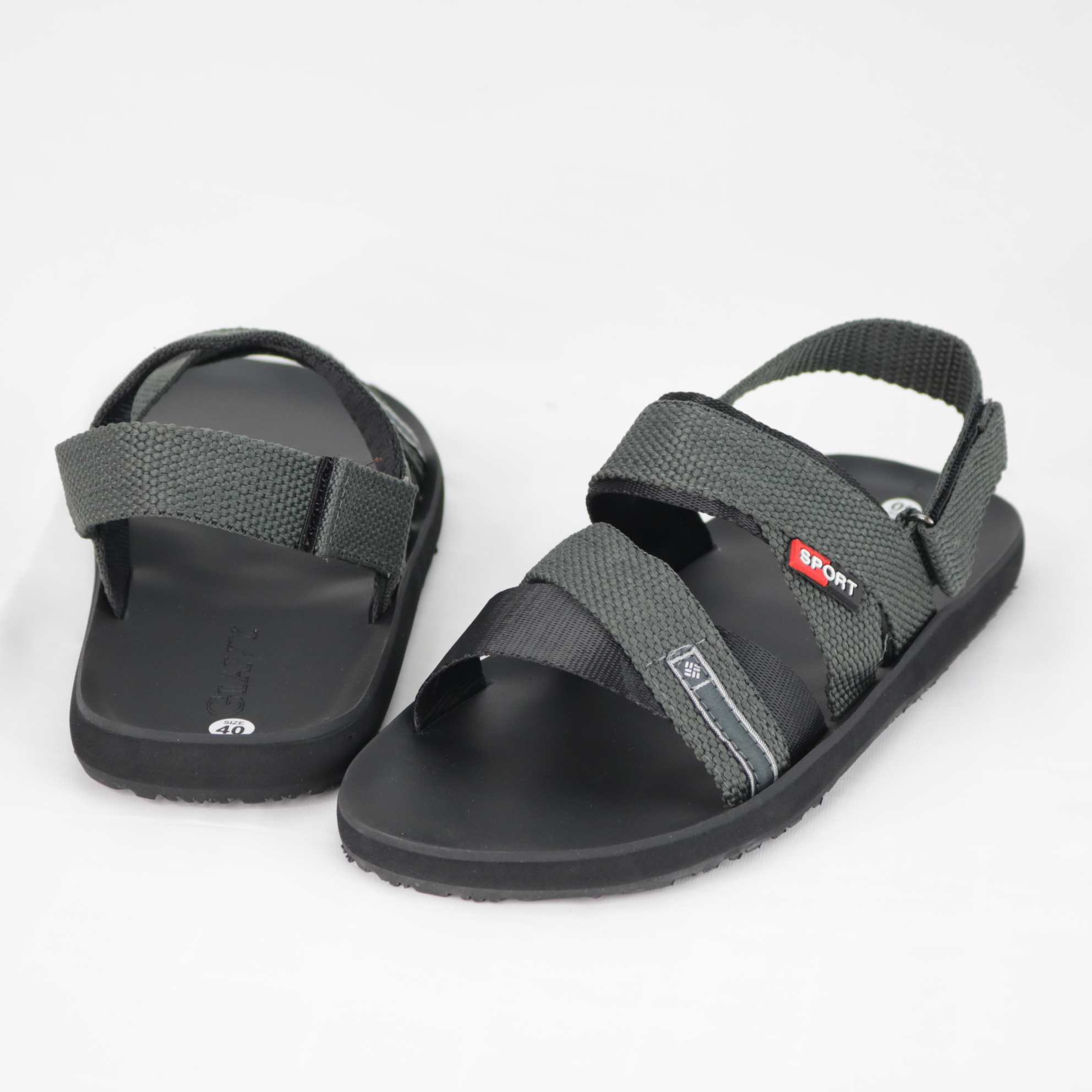 Giày sandal nam Gia Vy quai chéo (Giavy chính hãng SL546, giày quai hậu đế cao su)