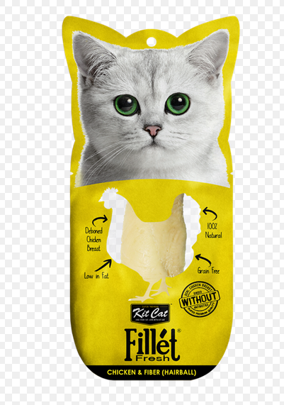 Phi lê Kitcat gà/cá cho mèo 30g