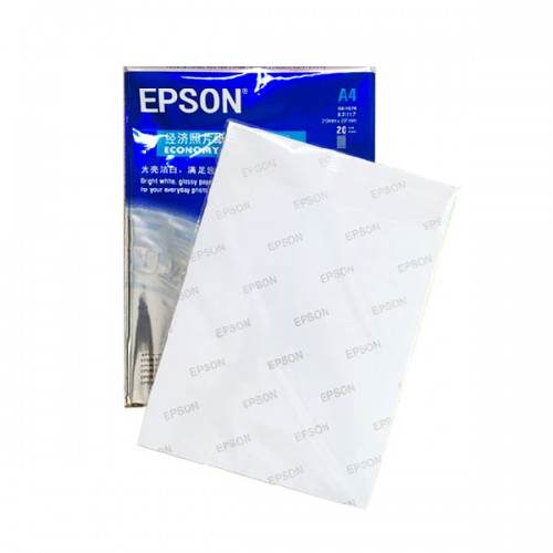 Xấp 20 tờ giấy in ảnh Epson A4 210