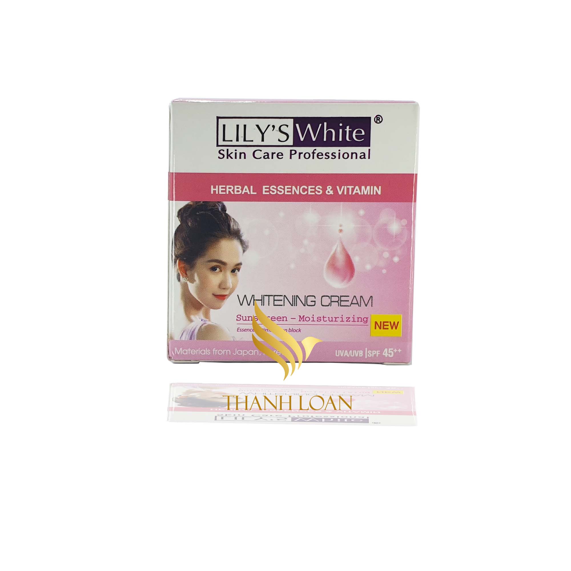 Kem dưỡng trắng da – Thảo dược Lily’s White hồng (Chống nắng – Dưỡng ẩm da)