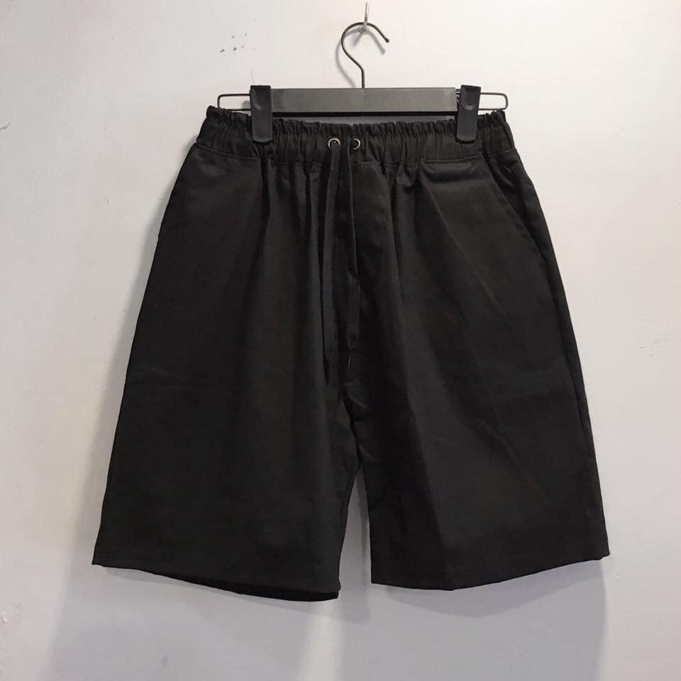 Quần Short Kaki Trơn  | Tặng giấy thơm - Short Basic Kaki Lưng Thun [ Form UNISEX ]