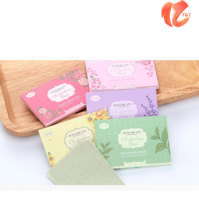 (Chính hãng) Giấy thấm dầu cao cấp 100 miếng Maycreate ( Mẫu Mới )