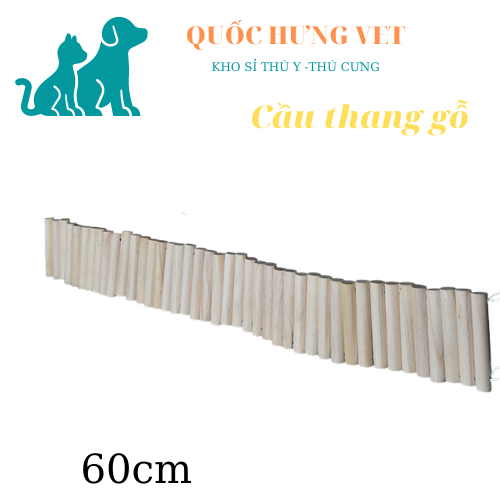 Cầu thang gỗ cho hamster - QUỐC HƯNG VET