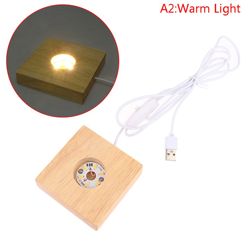 Extra Sweet Đế đèn Led bằng gỗ đế đèn ngủ vuông bằng gỗ đế đèn trưng bày