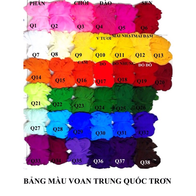 Vải Voan Làm Hoa( 5 Sợi- 10 Sợi)