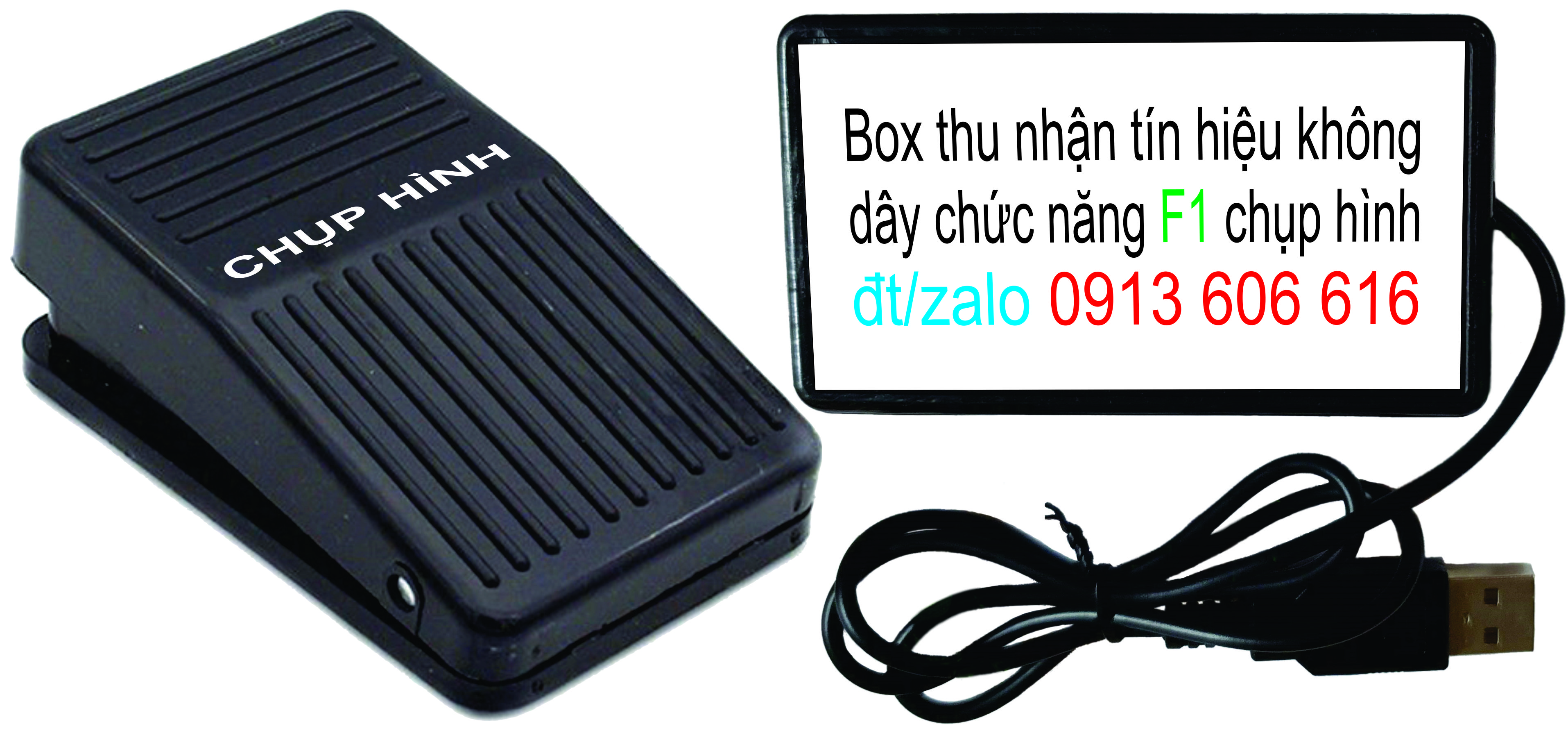 Bàn đạp không dây và Box chụp hình