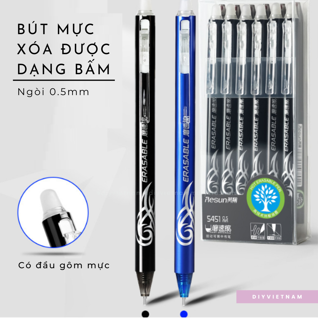 BÚT BẤM MỰC XÓA ĐƯỢC
