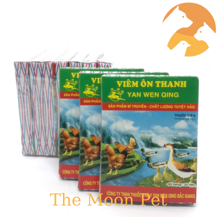 COMBO 25 VĨ VIÊM ÔN THANH - THUỐC DÙNG CHO GÀ ĐÁ, CHIM CẢNH