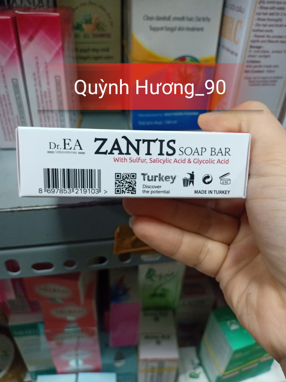 Xà phòng ZANTIS Soap bar 80g giúp làm sạch da