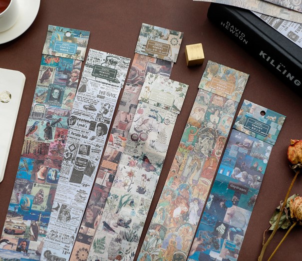 [HCM]Sticker Vintage trang trí Bujo Scrapbook - Be Tiny Stationery