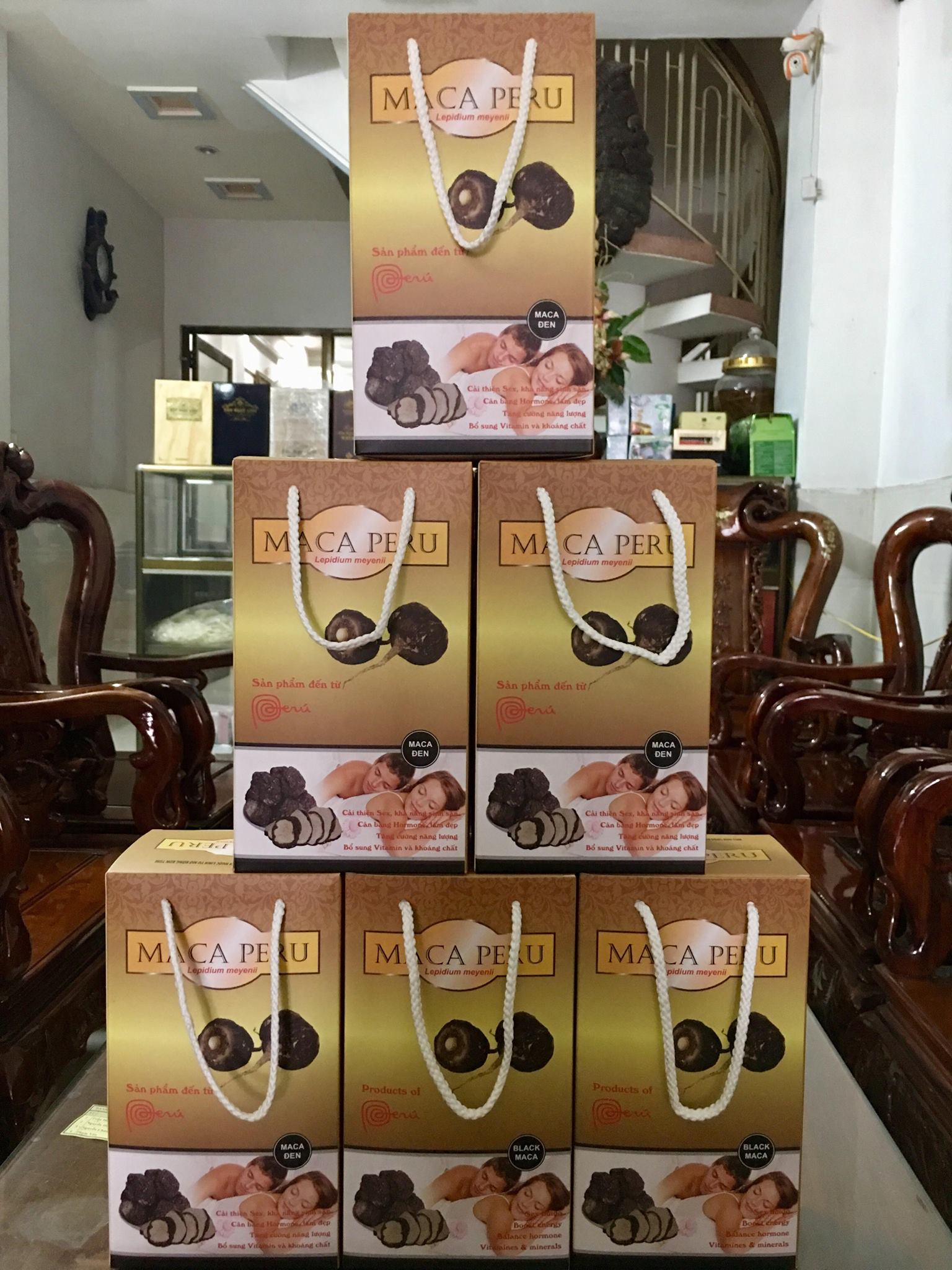 Bột Maca Peru 500g đen