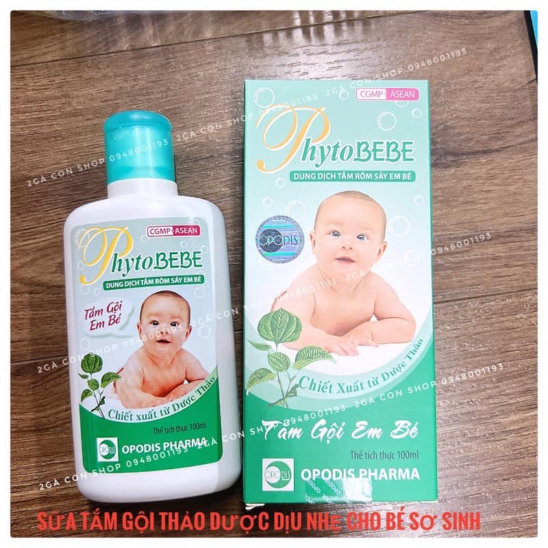 Sữa tắm gội thảo dược Phyto cho bé