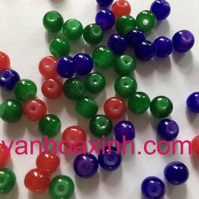 Hạt đá màu bóng 6-8mm (chọn màu và size) RS115A