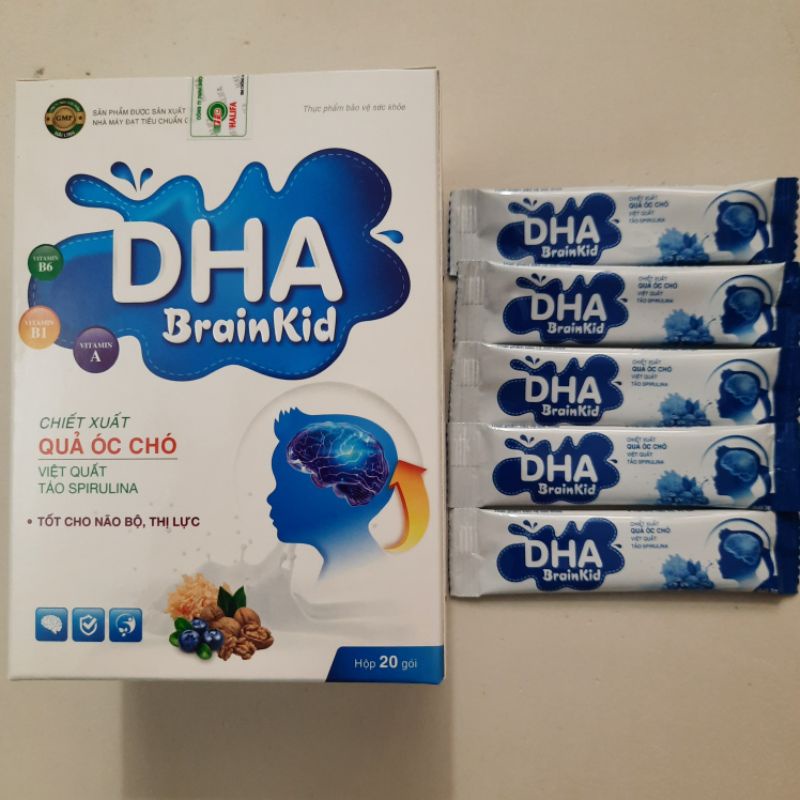 Cốm bổ não trẻ em dha brain kid
