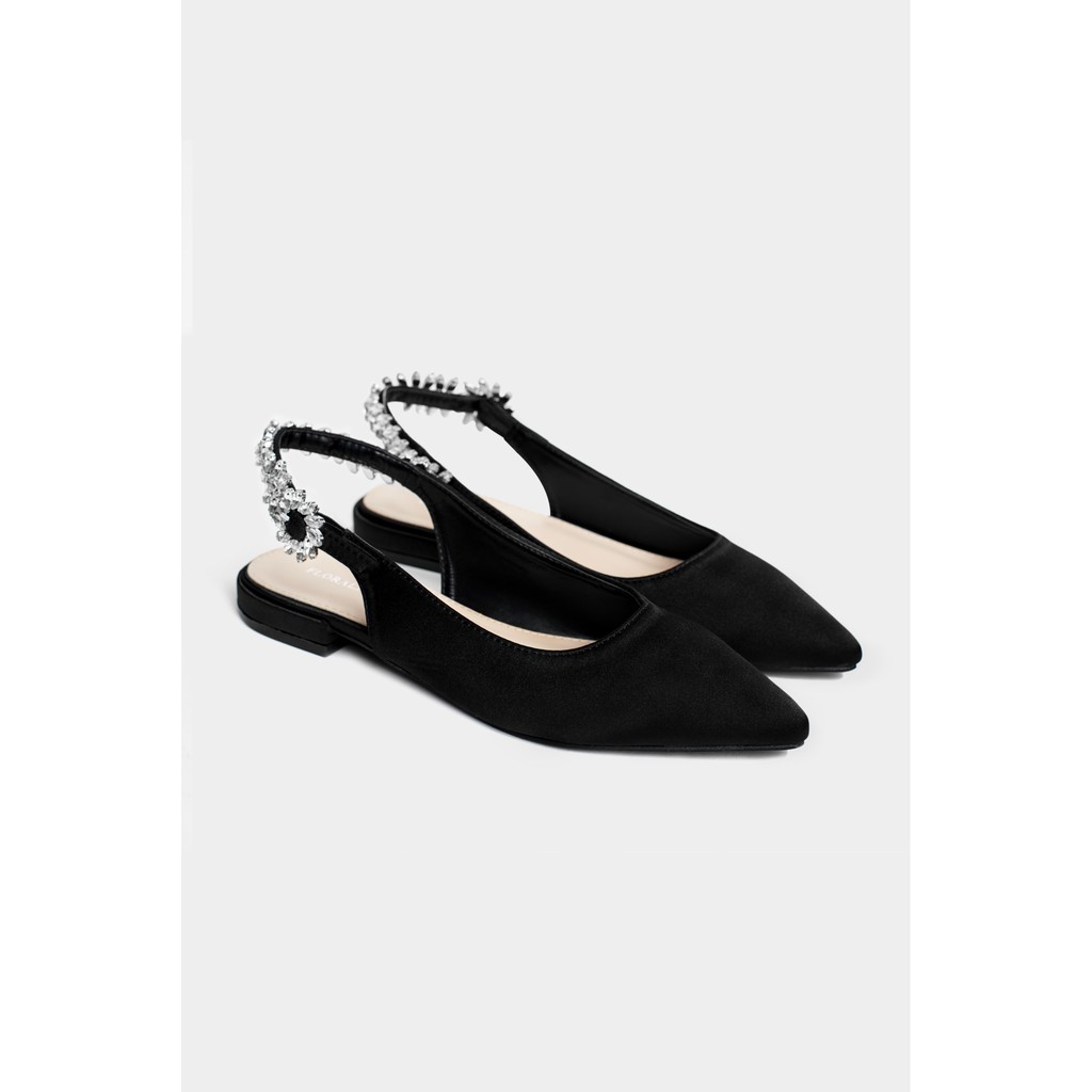 Giày Mules Floralpunk Crystal Slingback
