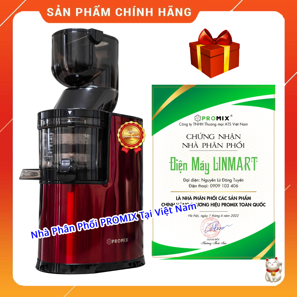 Máy ép chậm Promix PM-800 - Dễ Vệ Sinh (promix pm800, promix pm 800)