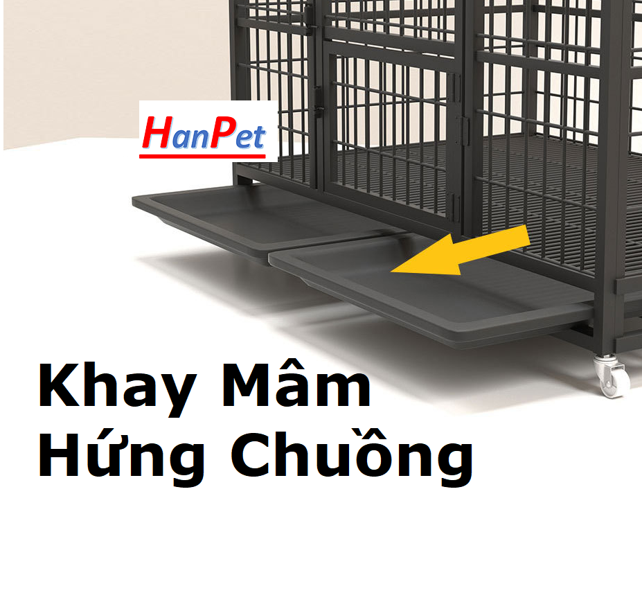 Doremiu- Khay vệ sinh thú cưng (Mâm SD45 Size: 43*32 cm) Khay nhựa rời có thể làm mâm hứng chuồng chó mèo