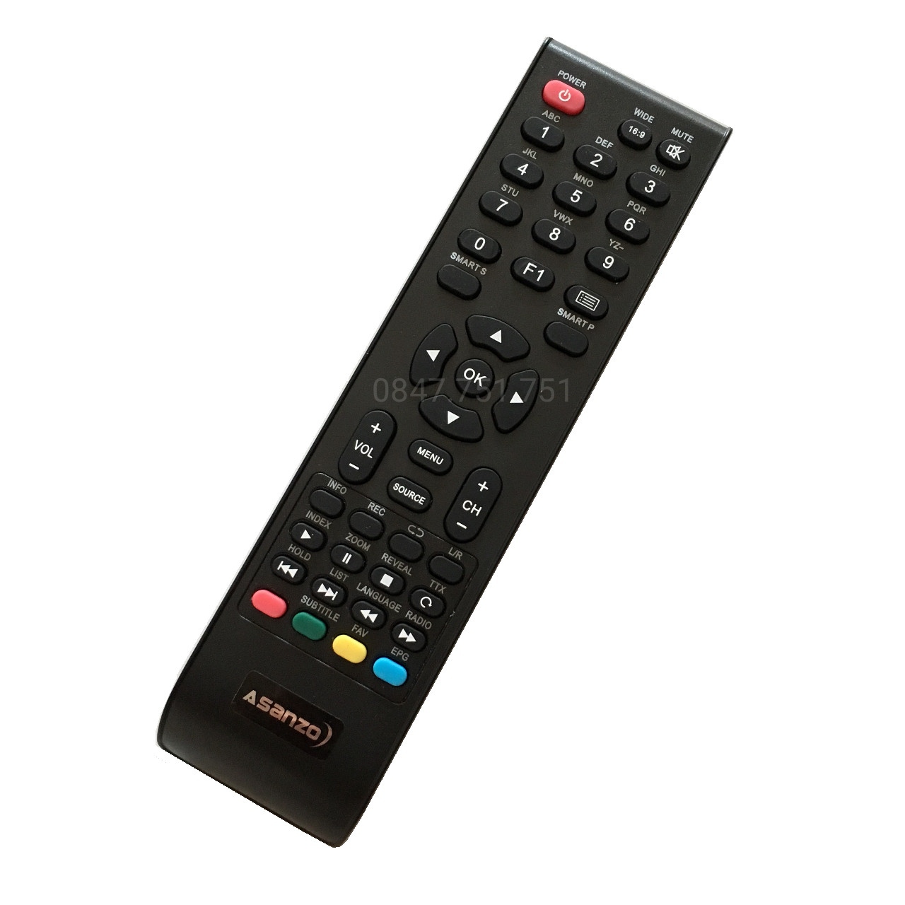 [HCM]Điều Khiển Ti Vi ASANZO K32T1