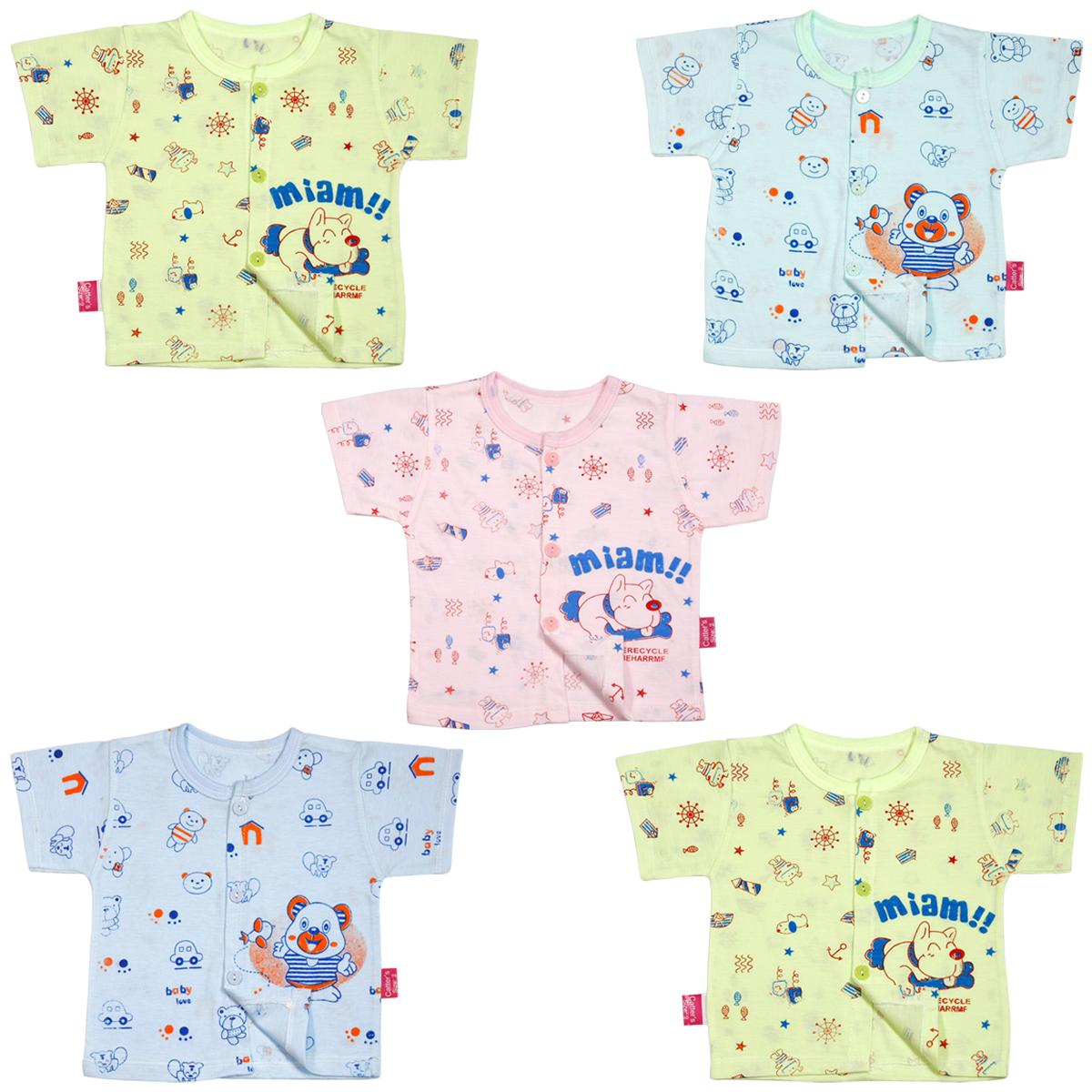 Áo cộc tay HOA cho bé trai bé gái sơ sinh từ 2-8kg ACH - áo cộc cho bé sơ sinh áo sơ sinh cho bé