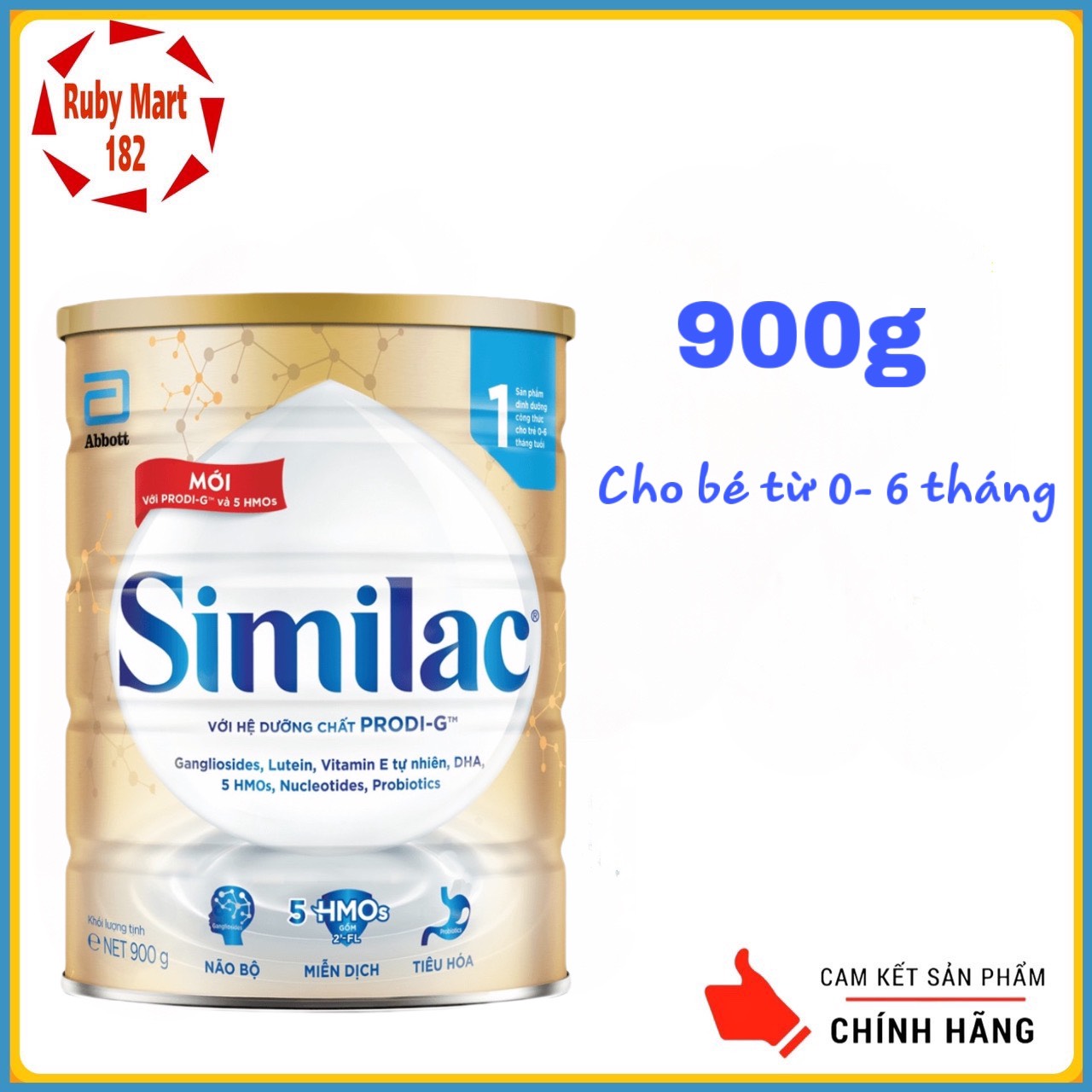 Sữa bột similac 5g số 1 lon 900g