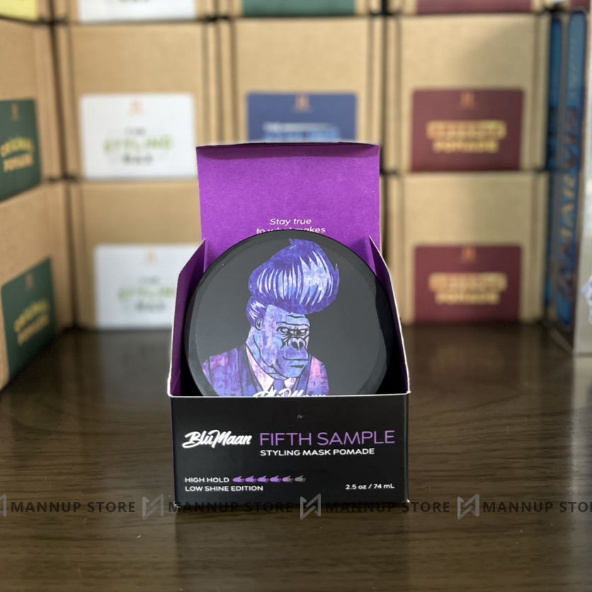 Sáp Vuốt Tóc Blumaan Fifth Sample Stlyling Mask Pomade (Khỉ Đột) 74ml