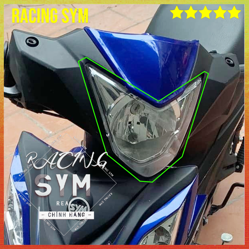 Chụp đèn pha xe Galaxy 50cc chính hãng SYM