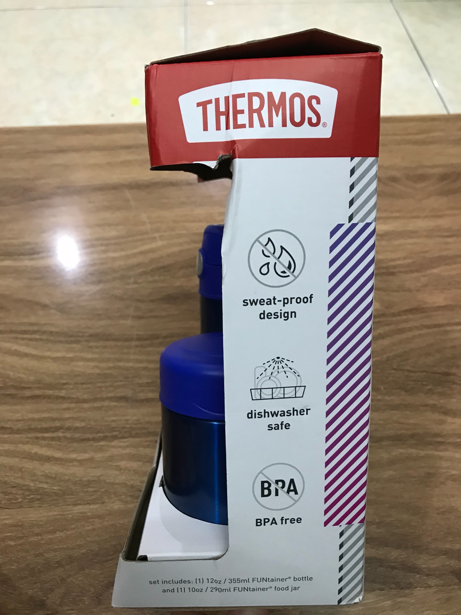 Bộ bình nước và đựng thức ăn giữ nhiệt Thermos