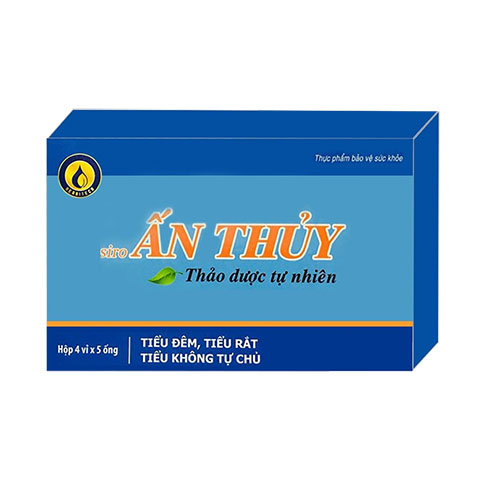 Siro Ấn Thủy - Hỗ trợ giảm tiểu đêm, tiểu rắt và tiểu không tự chủ (Hộp 4 vỉ x 5 ống)