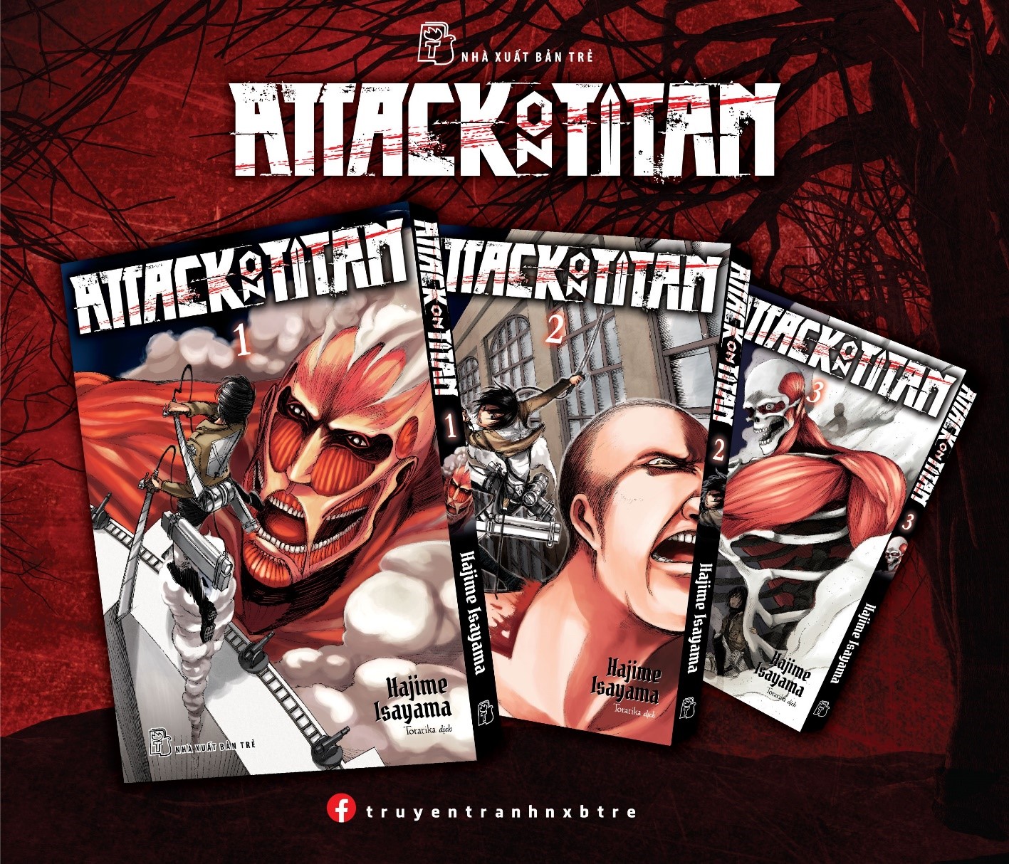 Truyện tranh - combo manga - attack on titan - tập 1 2 3 4 5 6 7 8 9 10 11