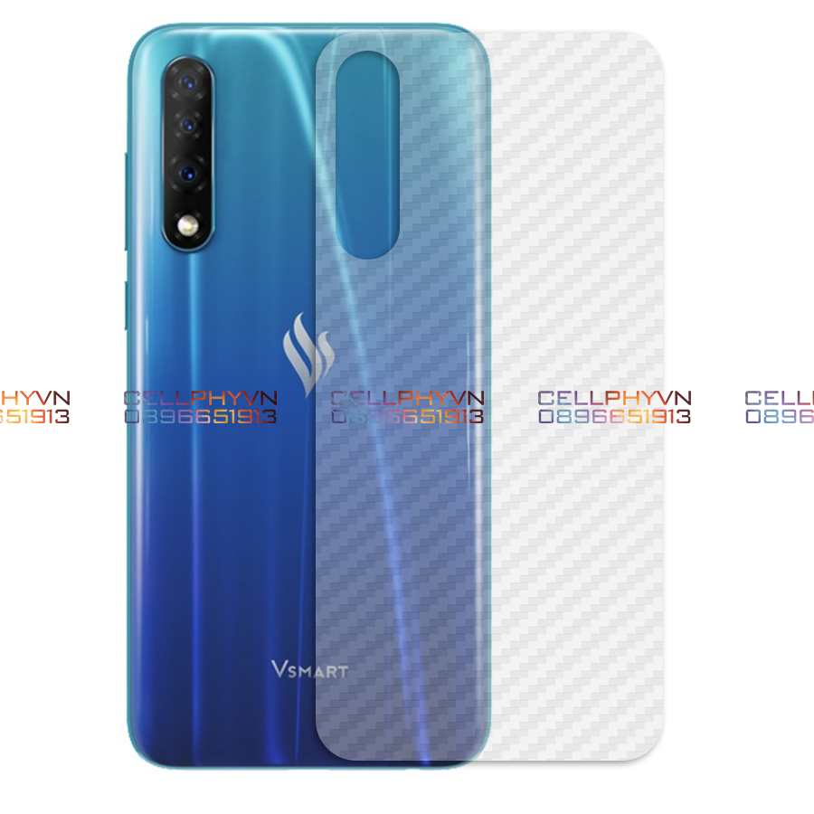 Miếng dán lưng cacbon Dành Cho Vsmart Live