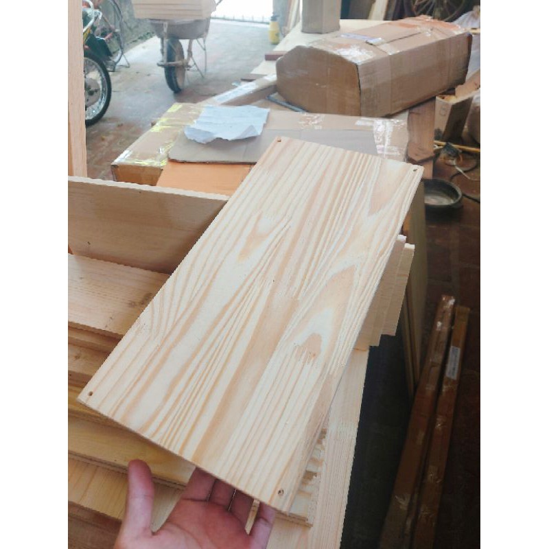 Kệ Treo Tường Dây Thừng 4 Tầng, Kệ Gỗ Decor Để Cây Và Đồ Trang Trí