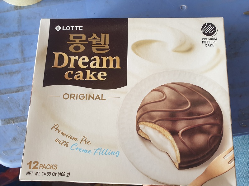 Imported Korean chocolate dream cake Lotte classic lolly 408g
