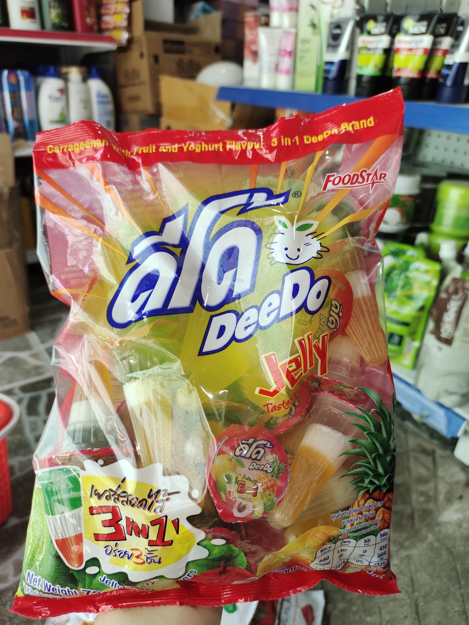 HCMThạc trái cây Deedo 3 màu Thái lan
