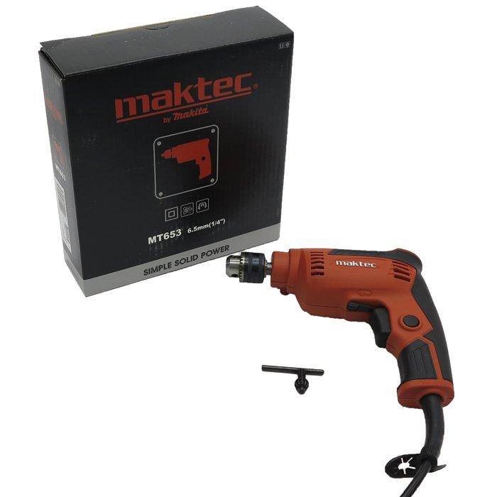 Máy khoan tốc độ Maktec MT653 6.5mm (Cam phối đen)