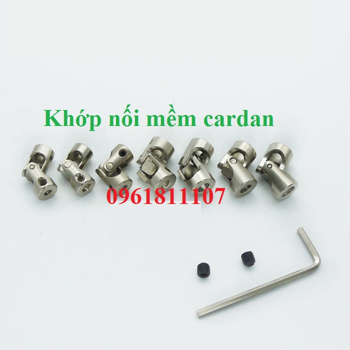 Khớp cardan nhiều kích thước, khớp cardan, khớp nối trục động cơ, khớp nối motor