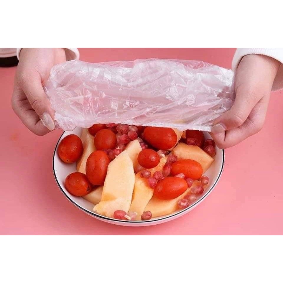 SET 100 chiếc màng bọc thực phẩm co giãn có thể tái sử dụng kèm túi đựng hình gấu, bọc thực phẩm gấu đa năng 3 trong 1, túi màng bọc thực phẩm gấu, sét 100 màng bọc thực phẩm có thể tái sử dụng co bọc chun
