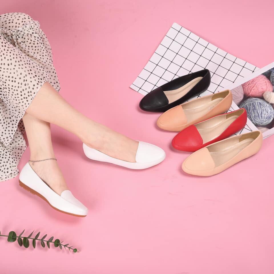 (Ảnh thật) giày bệt moka