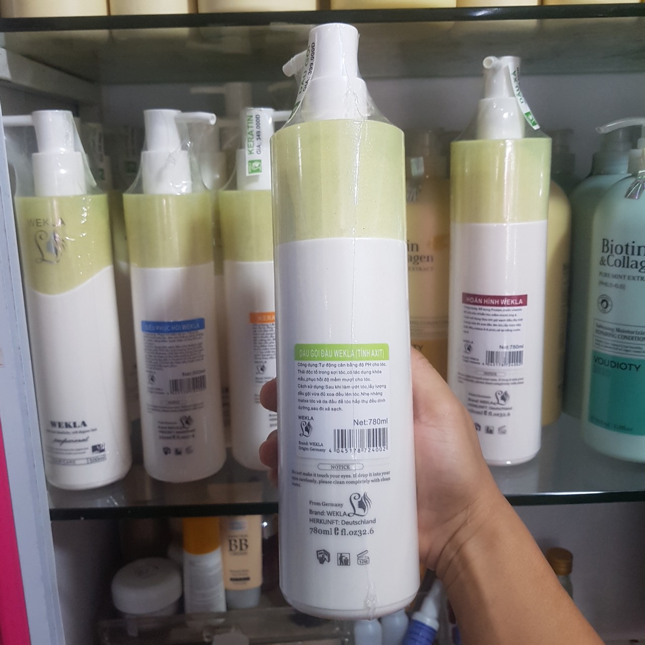 Bộ dầu gội xả hấp siêu phục hồi WEKLA