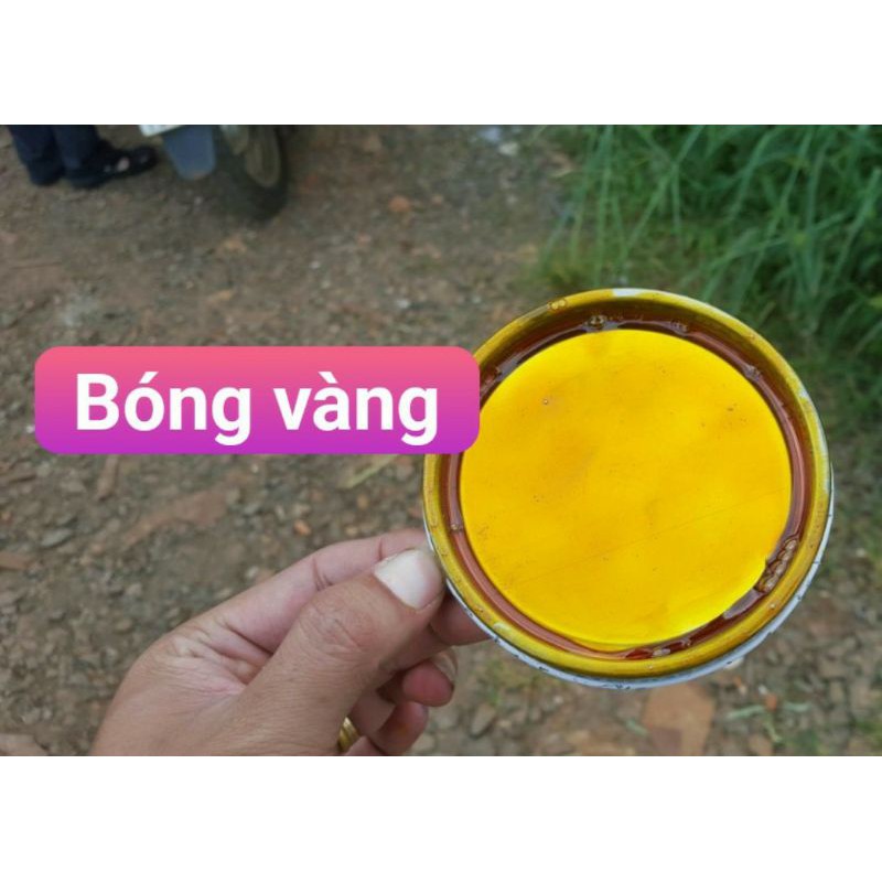 (Tặng cọ hoặc nhám) Sơn sắt mạ kẽm màu vàng nghệ dolphin 1TP [ CÓ SẴN ] [ ẢNH THẬT - SHOP TỰ CHỤP ]