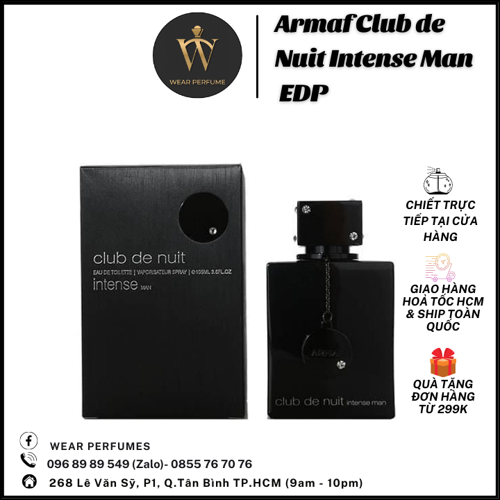 Nước hoa nam Armaf Club de Nuit Intense EDT - Phong cách Hiện đại, Ấm áp, Nam tính