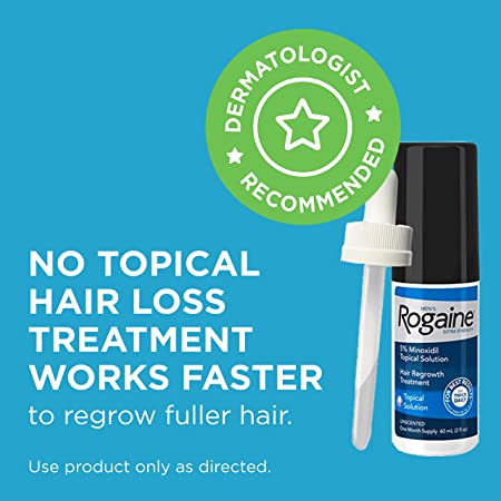 Kem mọc tóc chấm Nam Rogaine Minoxidil 5% Extra Strength For Men 60ml