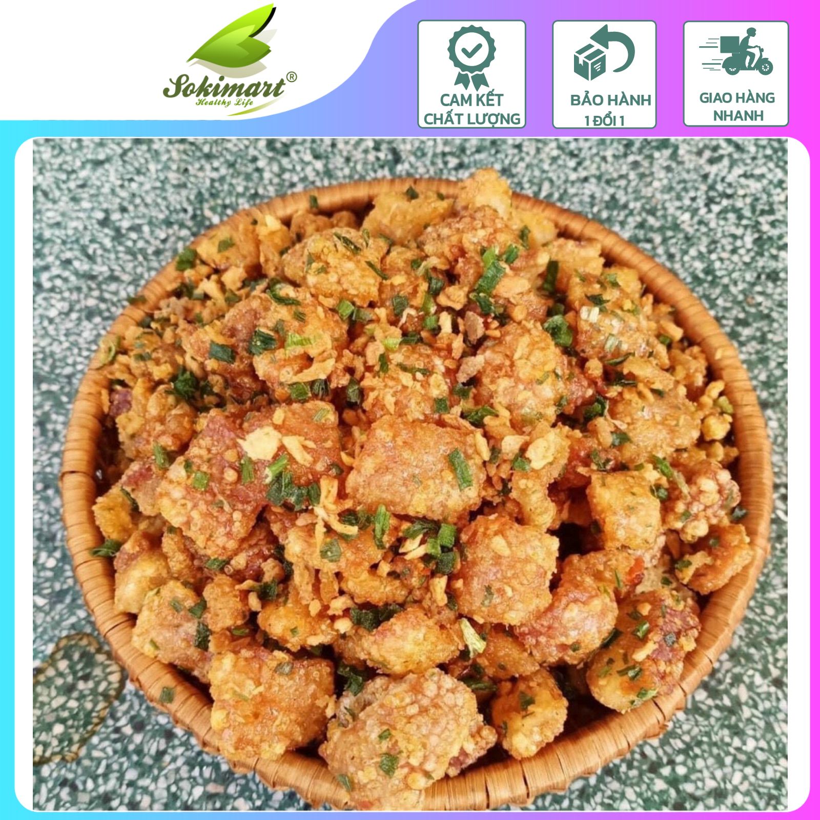 Tóp mỡ mắm hành - 200g