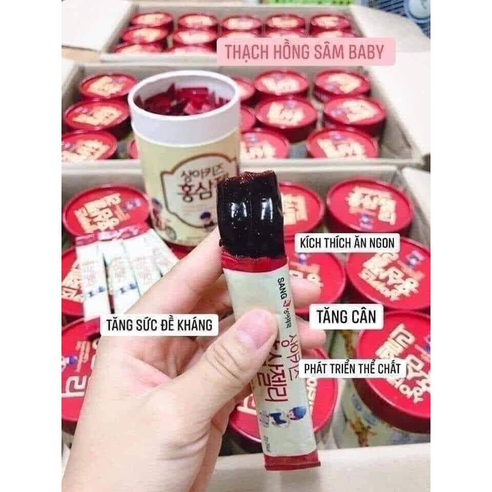 [HCM]{HÀNG CHÍNH HÃNG} Thạch hồng sâm baby SANGA KIDd