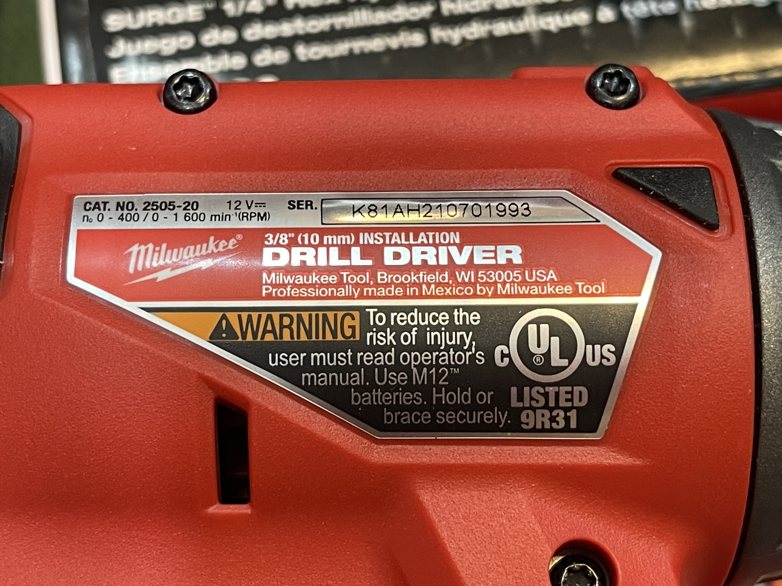 Máy vặn vít Milwaukee 2505-21 M12 (4in1) mexico