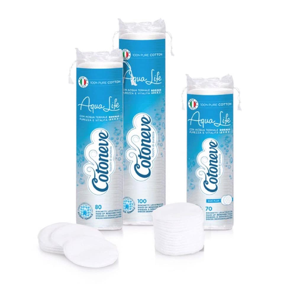 BÔNG TẨY TRANG AQUA LIFE COTONEVE 70 miếng