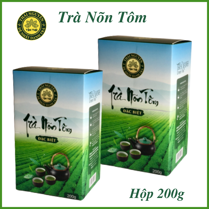 Trà Nõn Tôm Thượng Hạng Hộp 200g Trà Thái Nguyên Đặc Biệt Trà Xanh Tâm